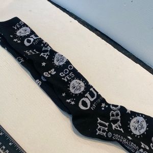 NWOT 2018 Hasbro OUIJA Oracle Over-the-Knee Socks.